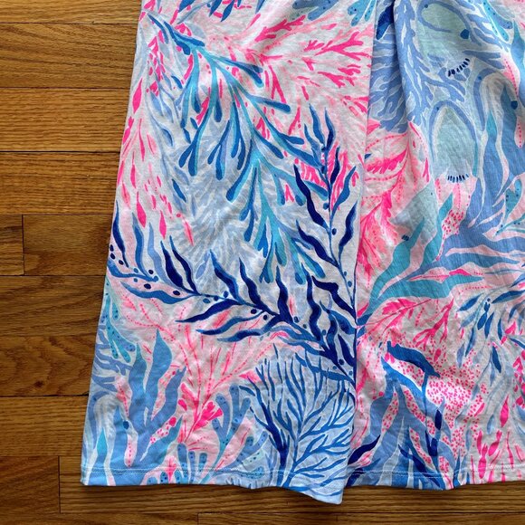 Lilly Pulitzer Amina Swing Dress in Kaleidoscope Coral Size Small - Picture 4 of 9